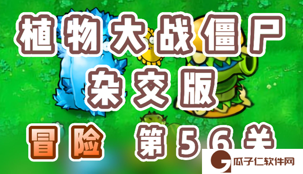 植物大战僵尸杂交版冒险56关怎么过-植物大战僵尸杂交版冒险56关攻略