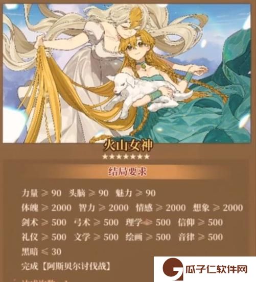 《火山的女儿》全结局达成攻略