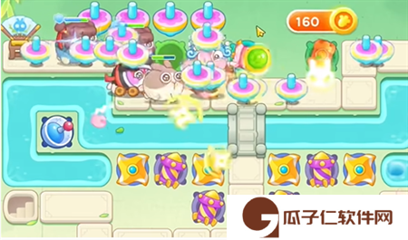 保卫萝卜4梁波波与祝秋秋第12关怎么过图六