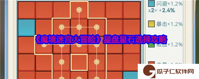 《魔境迷宫大冒险》星盘星石选择攻略